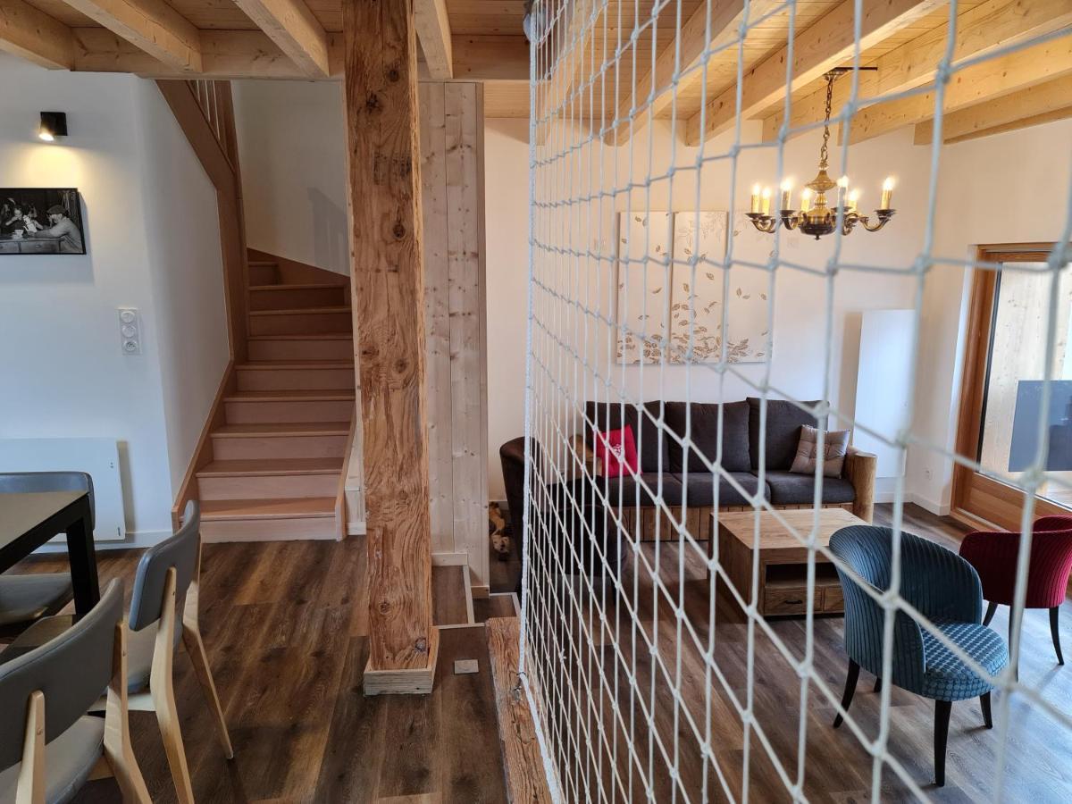 La Maizon Du Bois - Le Haut Appartement De 130 M2 - Le Bas Appartement De 70 M2 La Plagne Eksteriør bilde